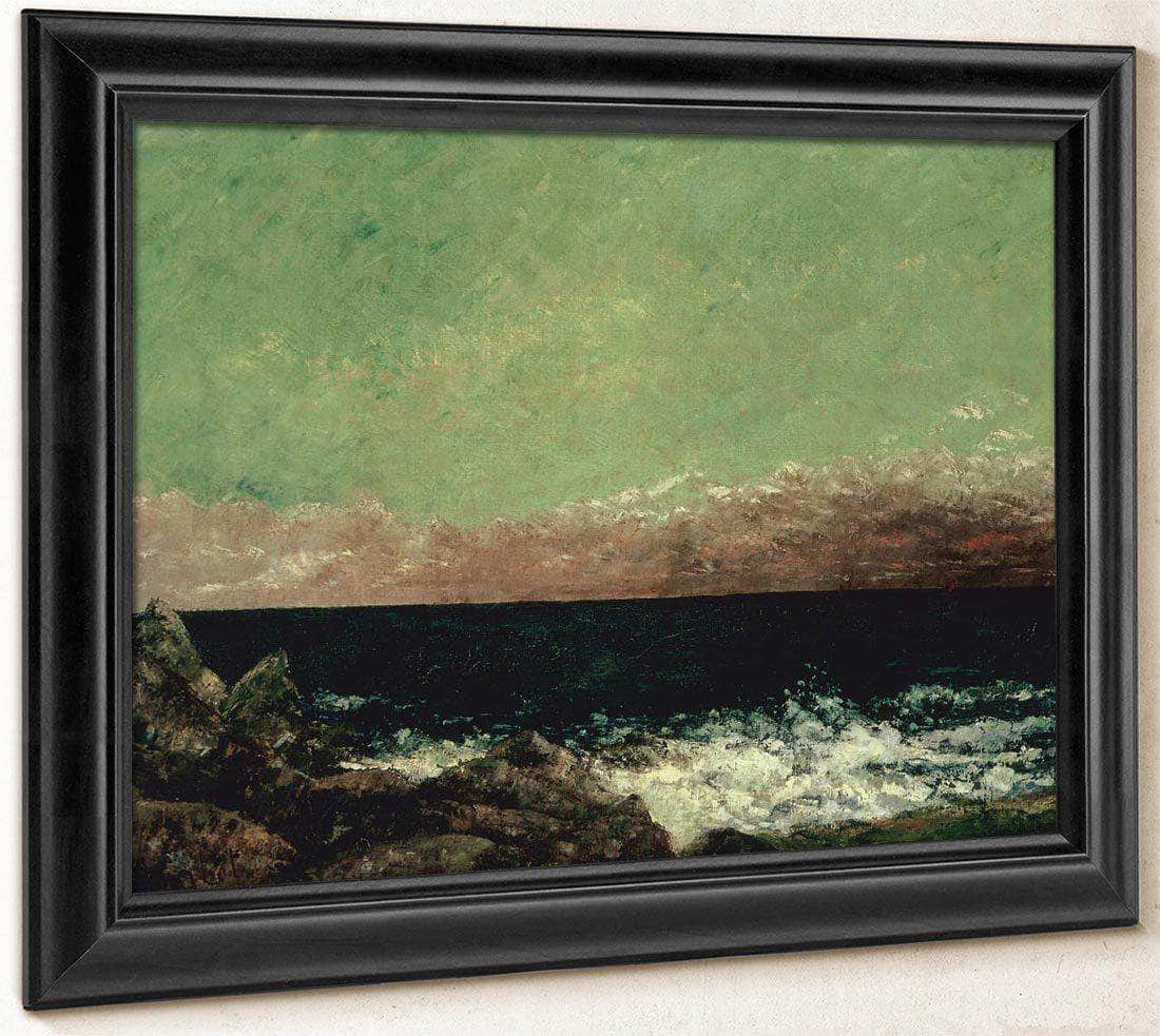 The Mediterranean By Gusave Courbet Fine Art Print