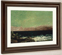 The Mediterranean By Gusave Courbet Fine Art Print