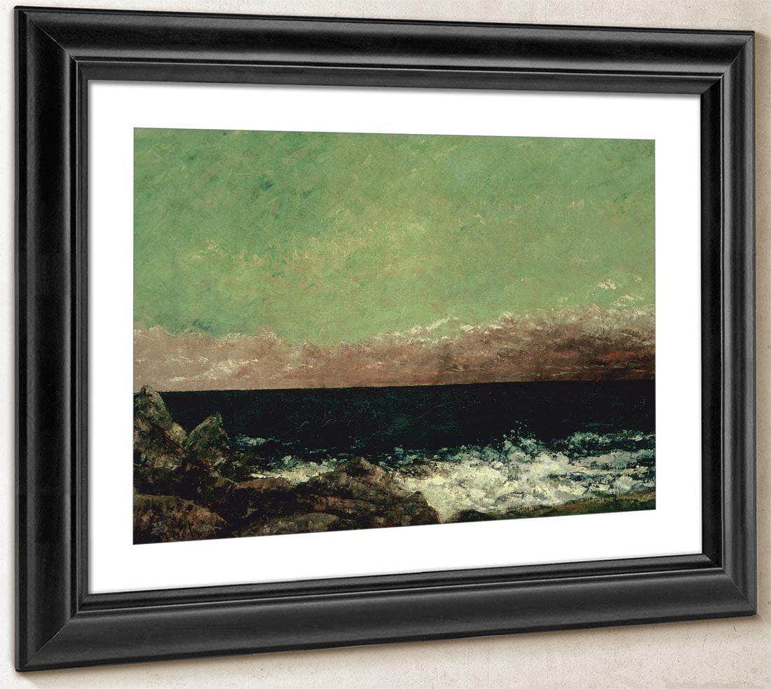 The Mediterranean By Gusave Courbet Fine Art Print