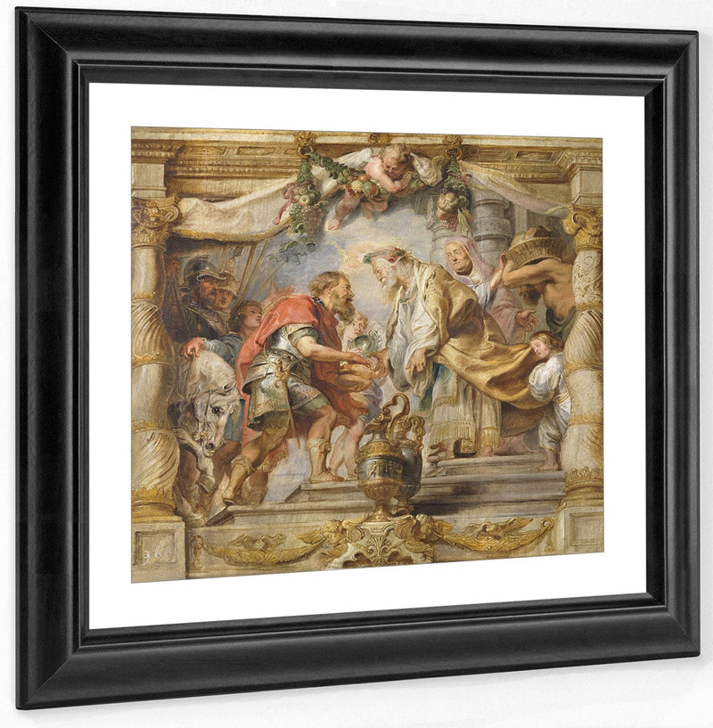 The Meeting Of Abraham And Melchizedek By Peter Paul Rubens Fine Art Print