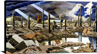The Menin Road Painting Paul Nash Canvas Art Fine Art Print
