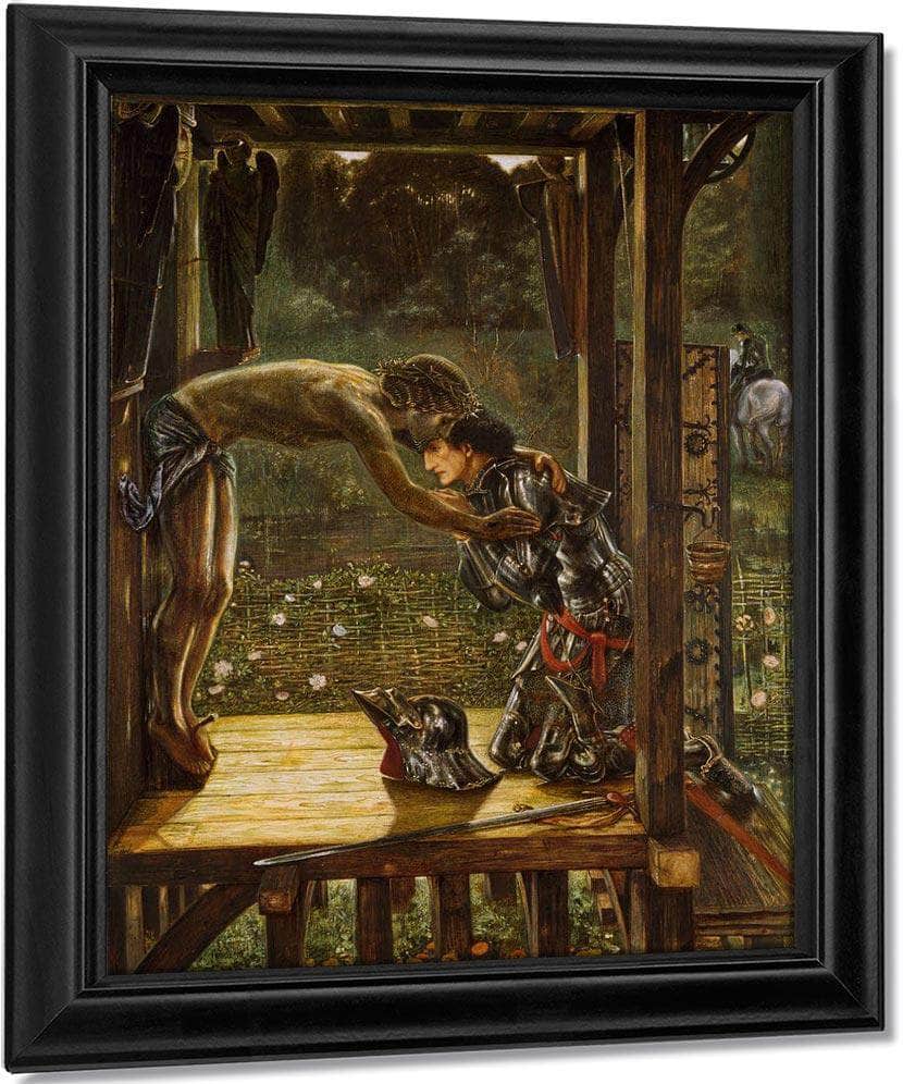 The Merciful Knight 1863 By Edward Burne Jones Fine Art Print