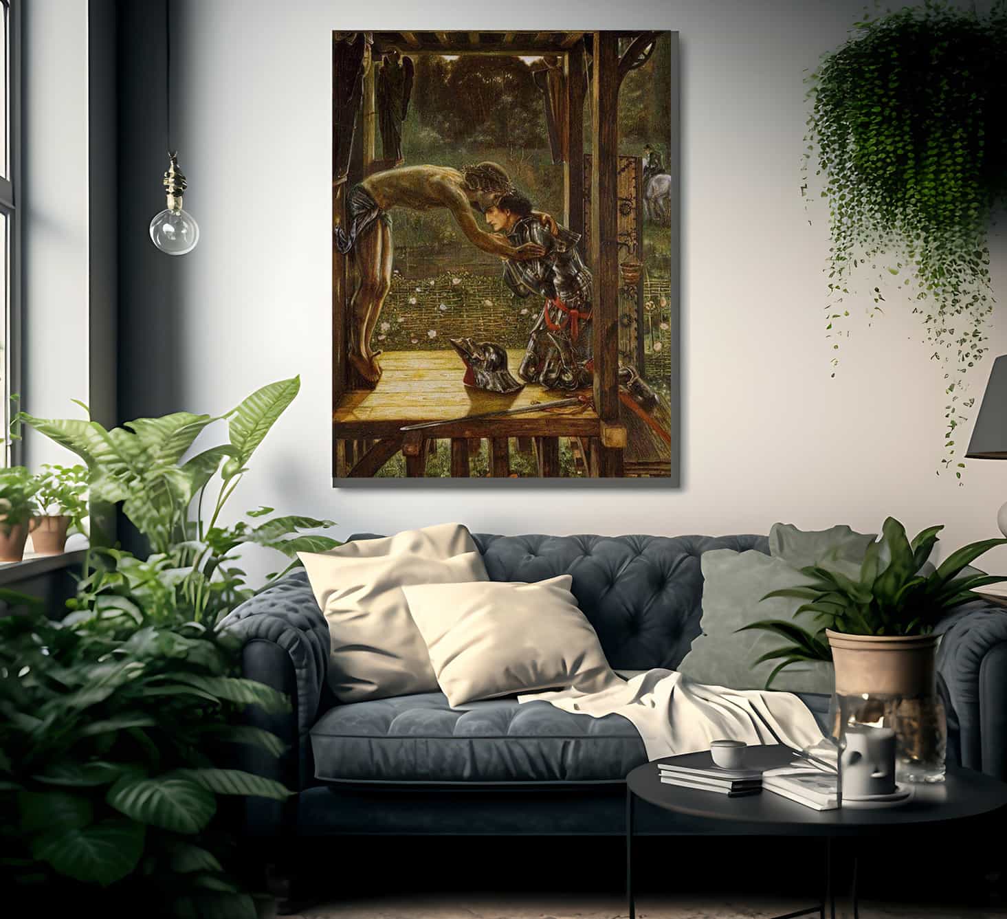 The Merciful Knight 1863 By Edward Burne Jones Fine Art Print