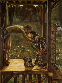 The Merciful Knight 1863 By Edward Burne Jones Fine Art Print