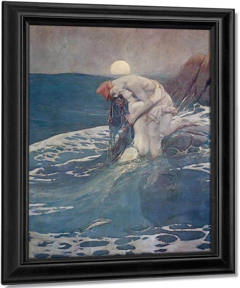 The Mermaid By Howard Pyle Fine Art Print