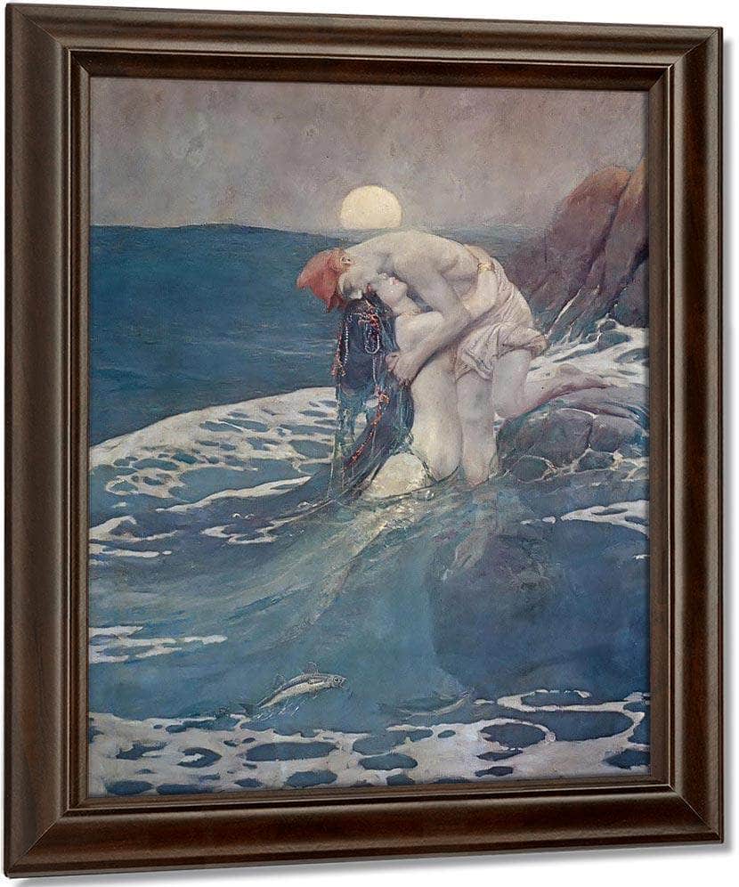 The Mermaid By Howard Pyle Fine Art Print