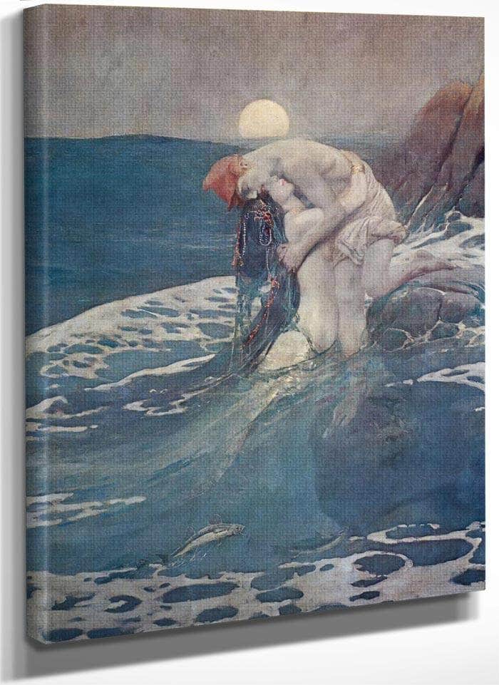 The Mermaid By Howard Pyle Fine Art Print