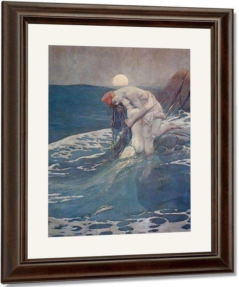 The Mermaid By Howard Pyle Fine Art Print