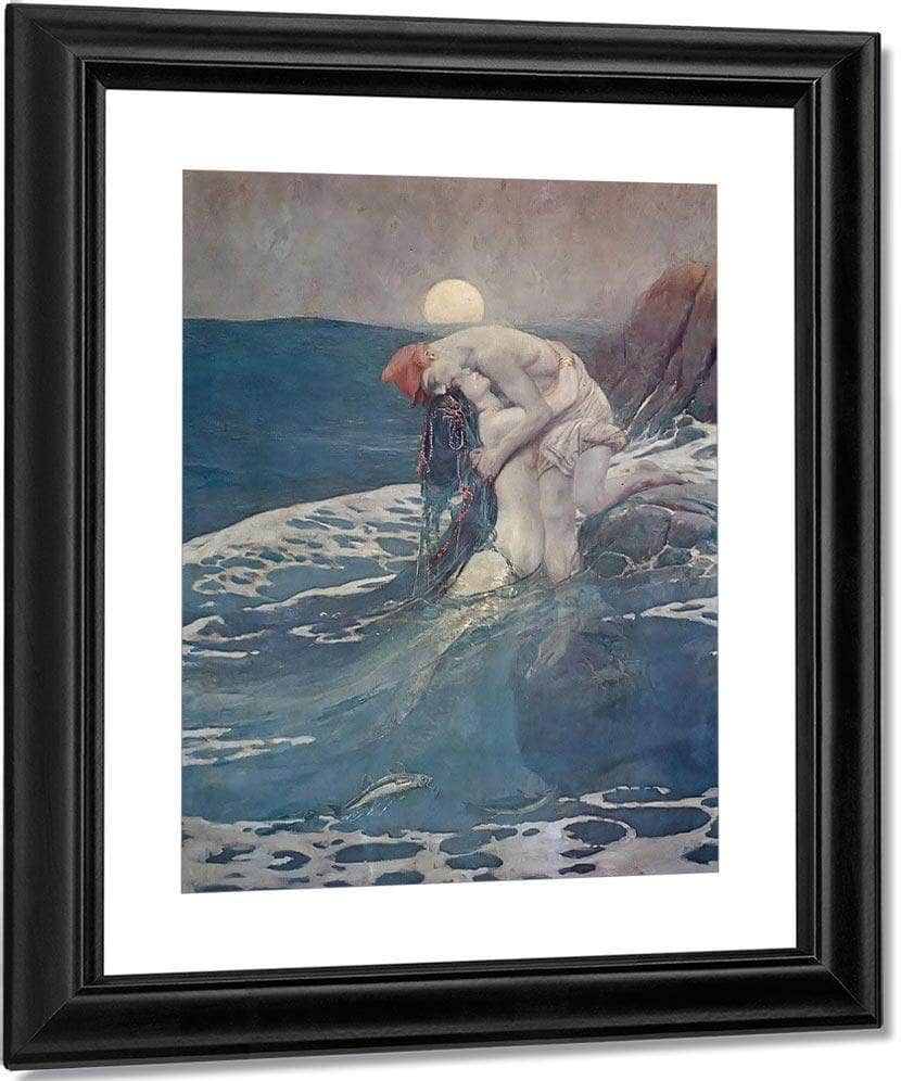 The Mermaid By Howard Pyle Fine Art Print