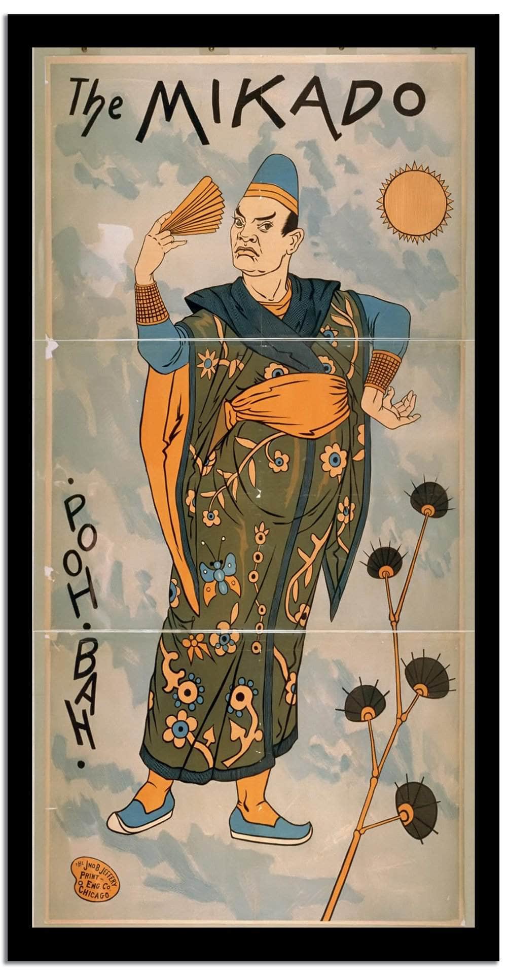 The Mikado  Vintage Posterb Fine Art Print