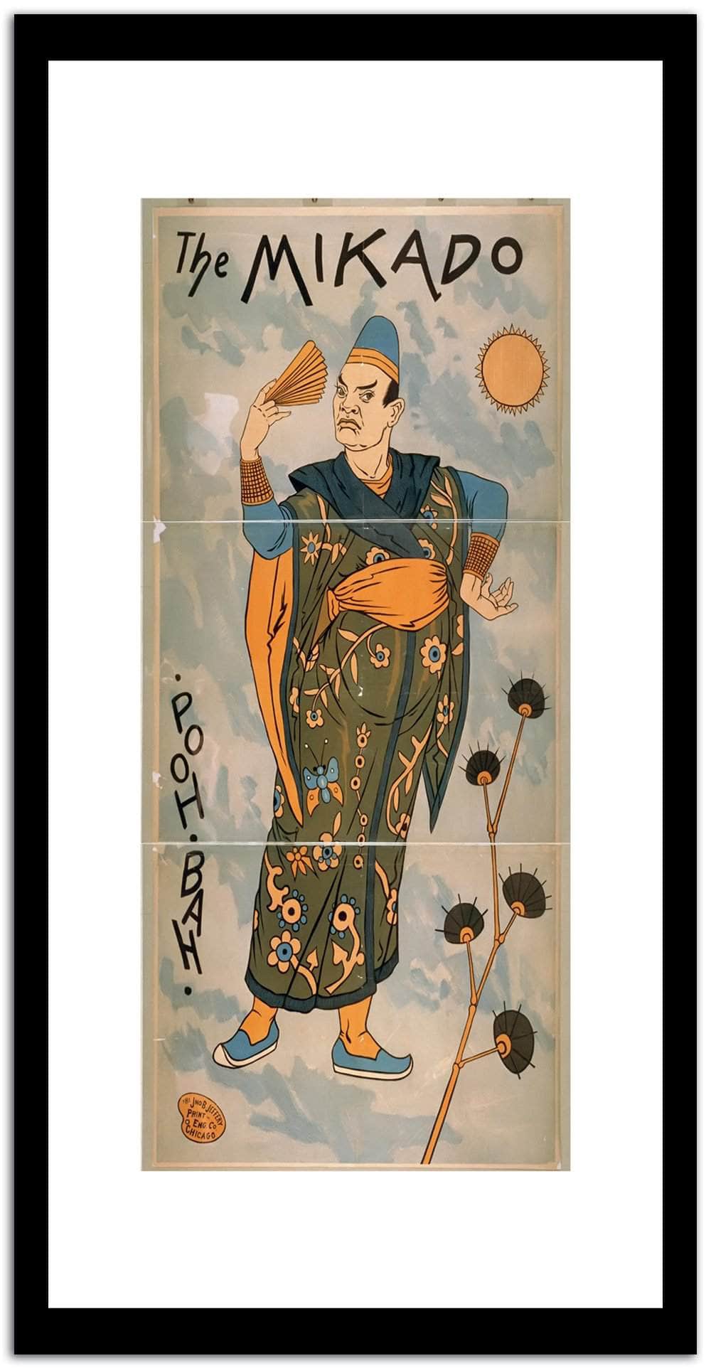 The Mikado  Vintage Posterb Fine Art Print