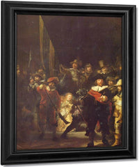 The Militia Company Of Captain Frans Banning Cocq, 1642 By Rembrandt Fine Art Print