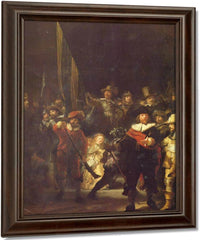 The Militia Company Of Captain Frans Banning Cocq, 1642 By Rembrandt Fine Art Print