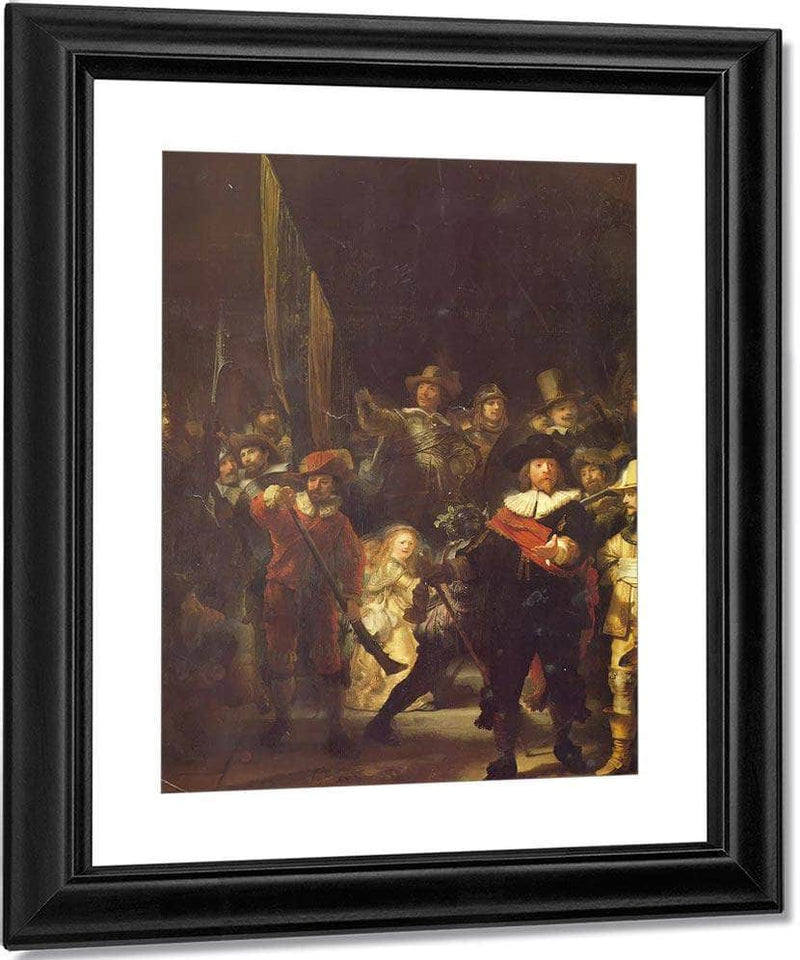 The Militia Company Of Captain Frans Banning Cocq, 1642 By Rembrandt Fine Art Print