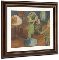 The Millinery Shop 1 By Edgar Degas Fine Art Print