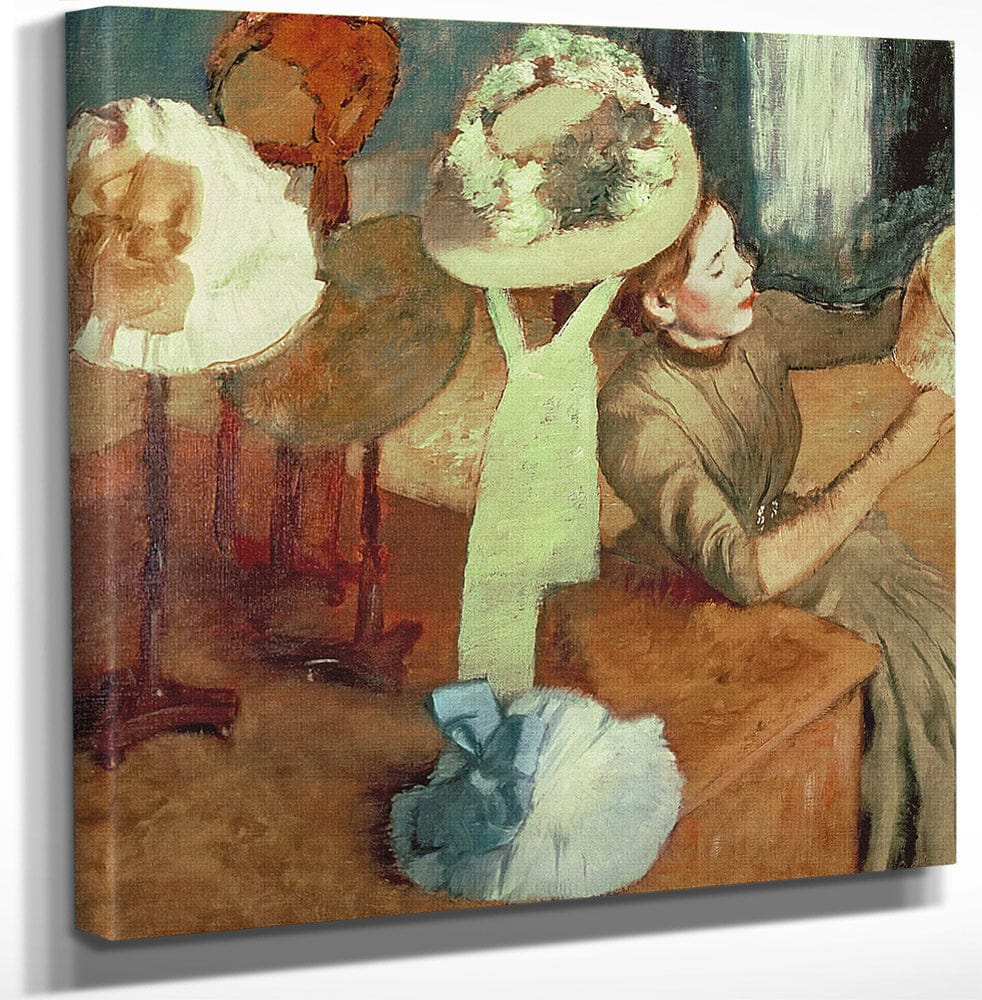 The Millinery Shop By Edgar Degas Fine Art Print