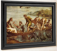 The Miraculous Draught Of Fishes By Raphael Fine Art Print