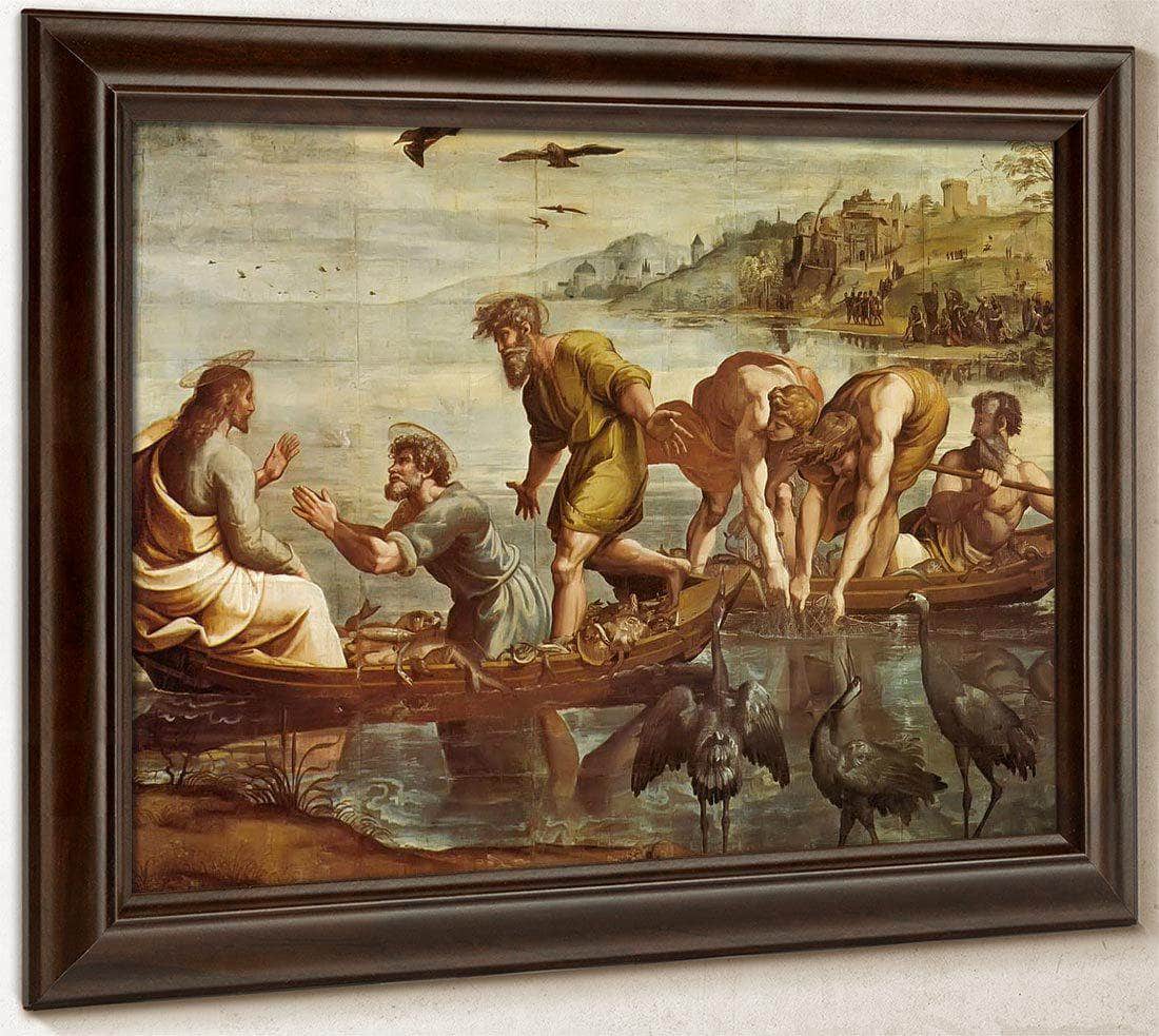 The Miraculous Draught Of Fishes By Raphael Fine Art Print