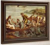 The Miraculous Draught Of Fishes By Raphael Fine Art Print