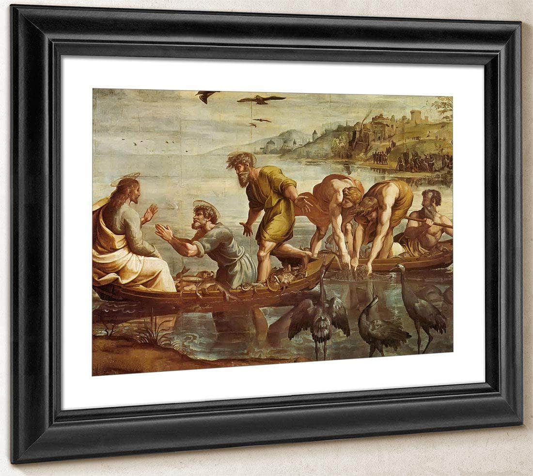 The Miraculous Draught Of Fishes By Raphael Fine Art Print