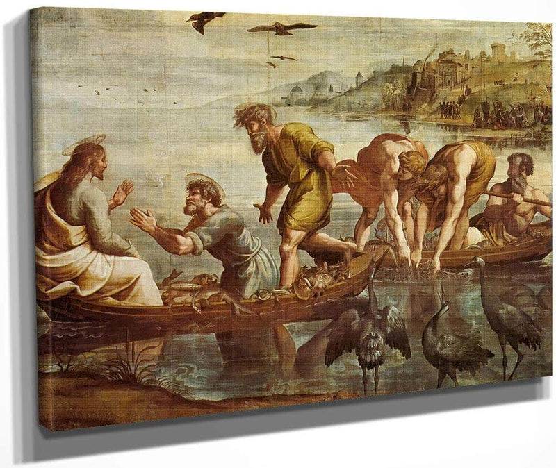 The Miraculous Draught Of Fishes By Raphael Fine Art Print