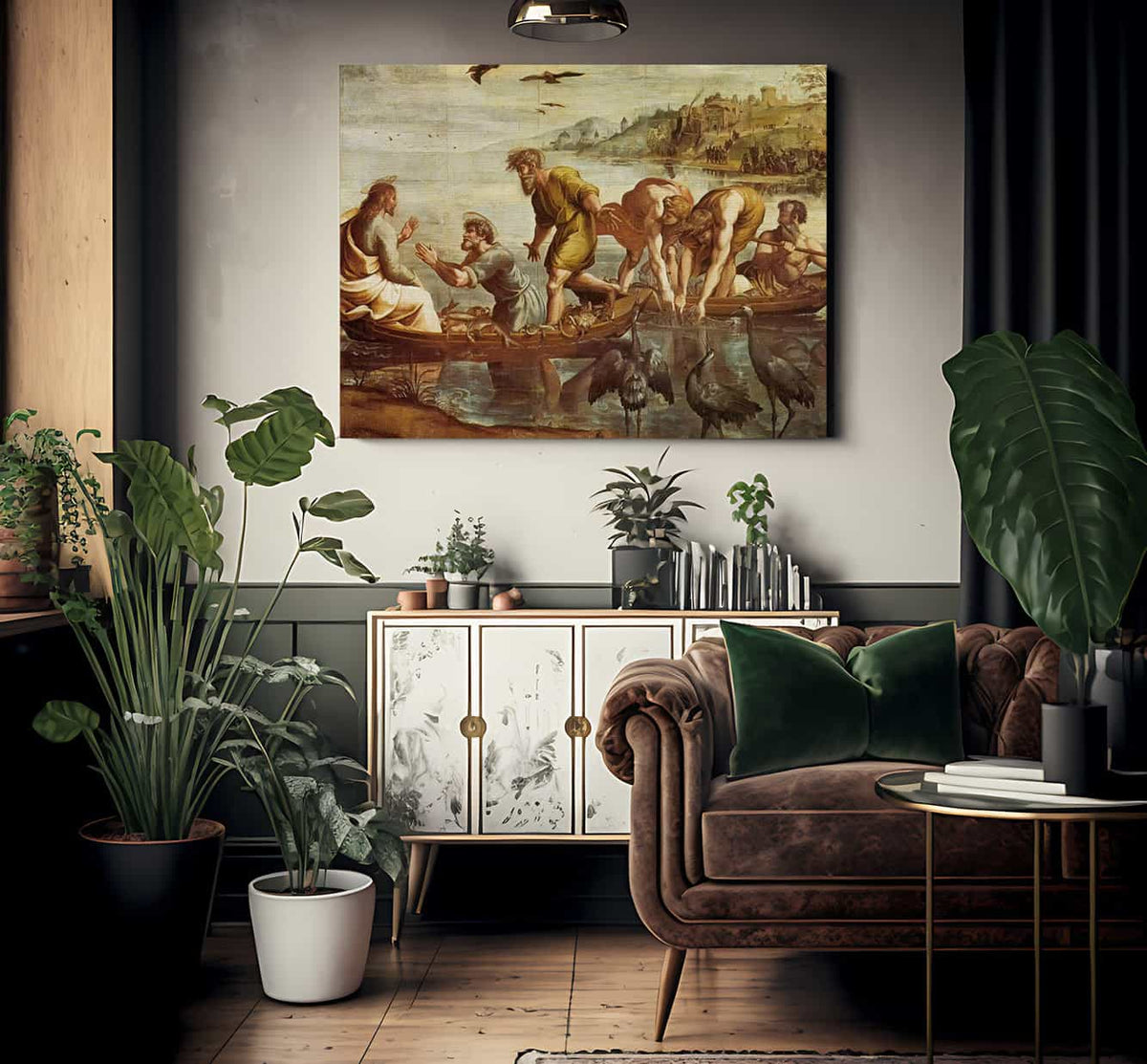 The Miraculous Draught Of Fishes By Raphael Fine Art Print