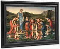 The Mirror Of Venus By Edward Coley Burne Jones Fine Art Print