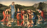 The Mirror Of Venus By Edward Coley Burne Jones Fine Art Print
