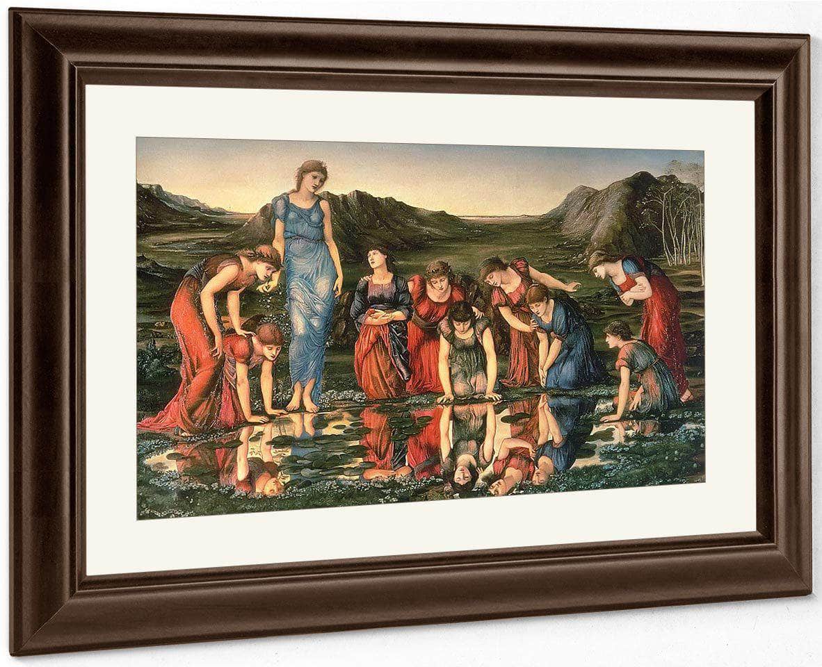 The Mirror Of Venus By Edward Coley Burne Jones Fine Art Print