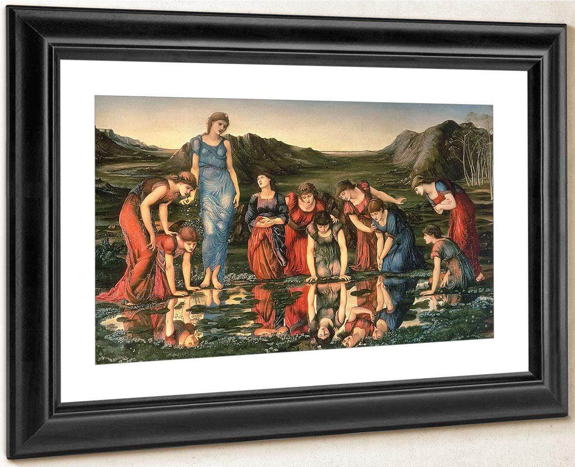 The Mirror Of Venus By Edward Coley Burne Jones Fine Art Print