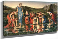 The Mirror Of Venus By Edward Coley Burne Jones Fine Art Print