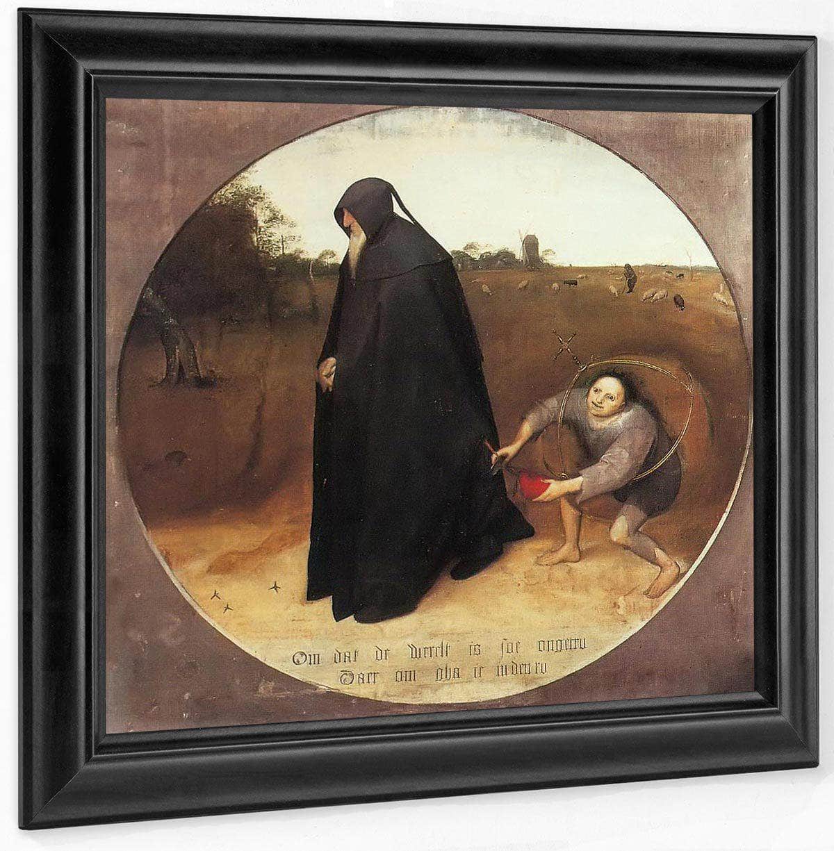 The Misanthrope 1568 By Pieter Bruegel Fine Art Print