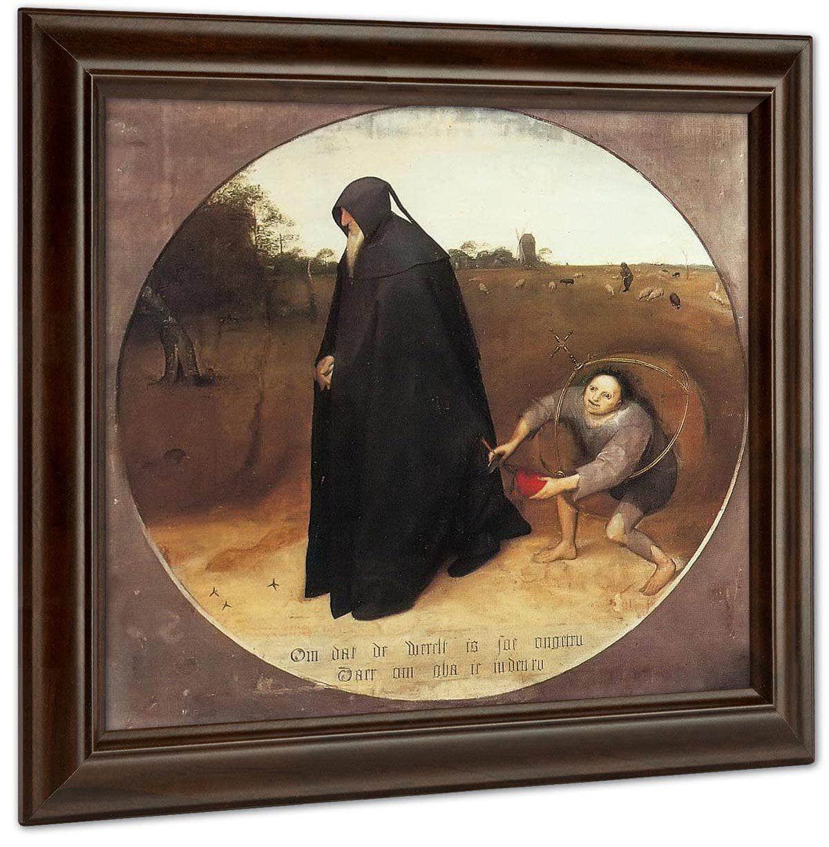 The Misanthrope 1568 By Pieter Bruegel Fine Art Print