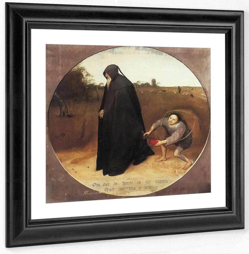 The Misanthrope 1568 By Pieter Bruegel Fine Art Print