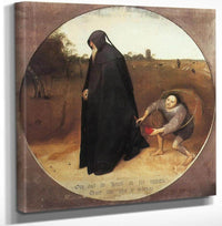 The Misanthrope 1568 By Pieter Bruegel Fine Art Print