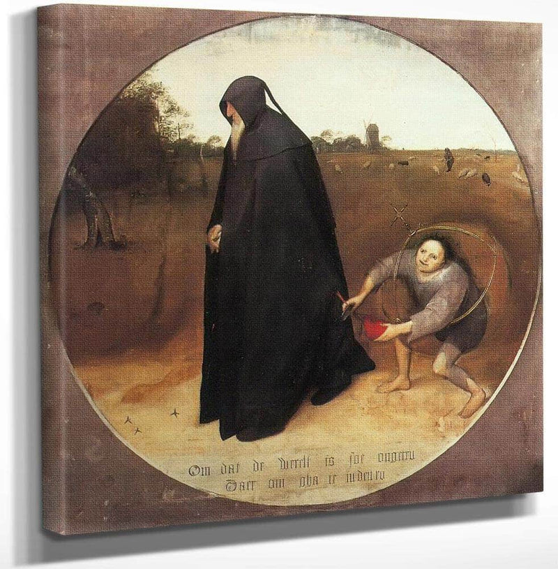 The Misanthrope 1568 By Pieter Bruegel Fine Art Print