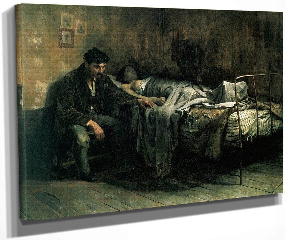 The Misery 1886 By Cristobal Rojas Poleo Fine Art Print