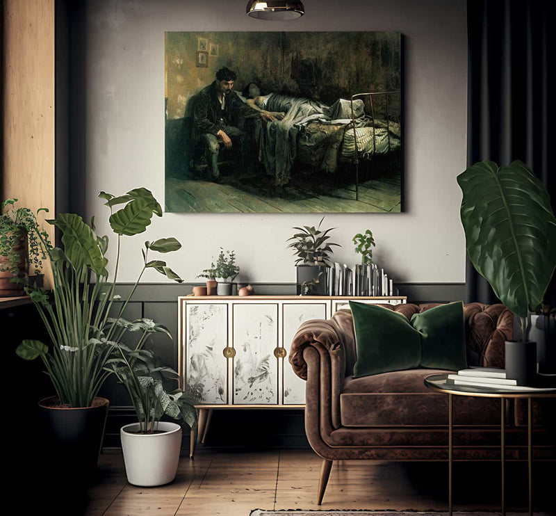 The Misery 1886 By Cristobal Rojas Poleo Fine Art Print