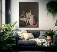 The Mockery By Louis Leopold Fine Art Print