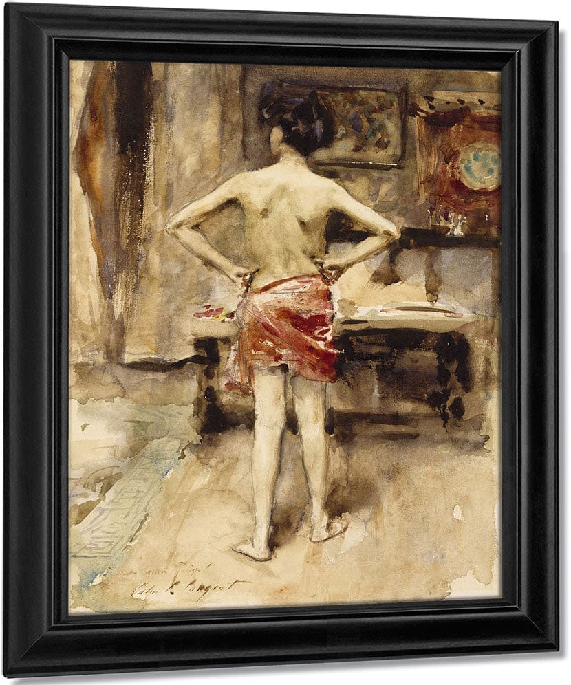 The Model By John Singer Sargent Fine Art Print
