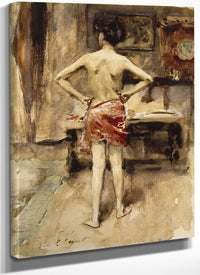 The Model By John Singer Sargent Fine Art Print