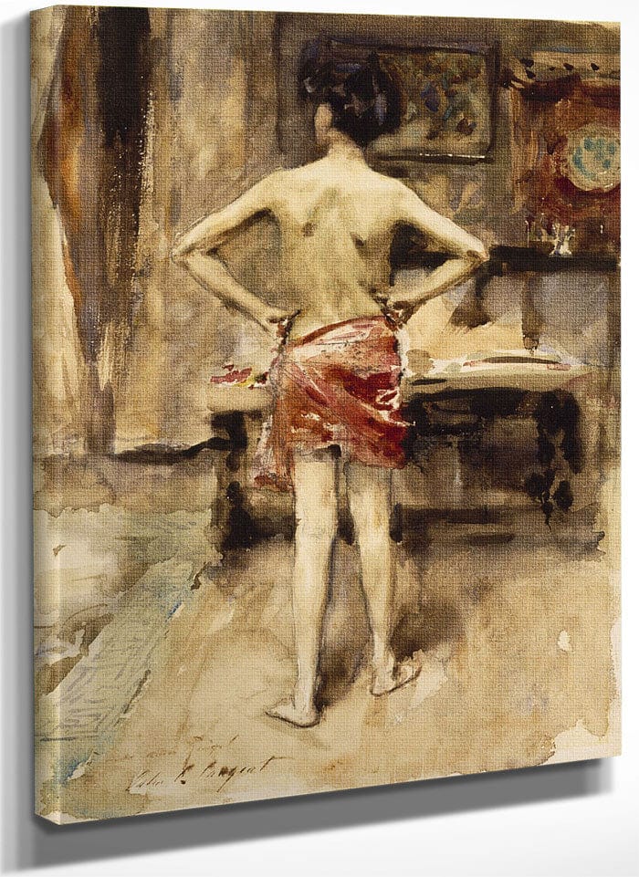 The Model By John Singer Sargent Fine Art Print