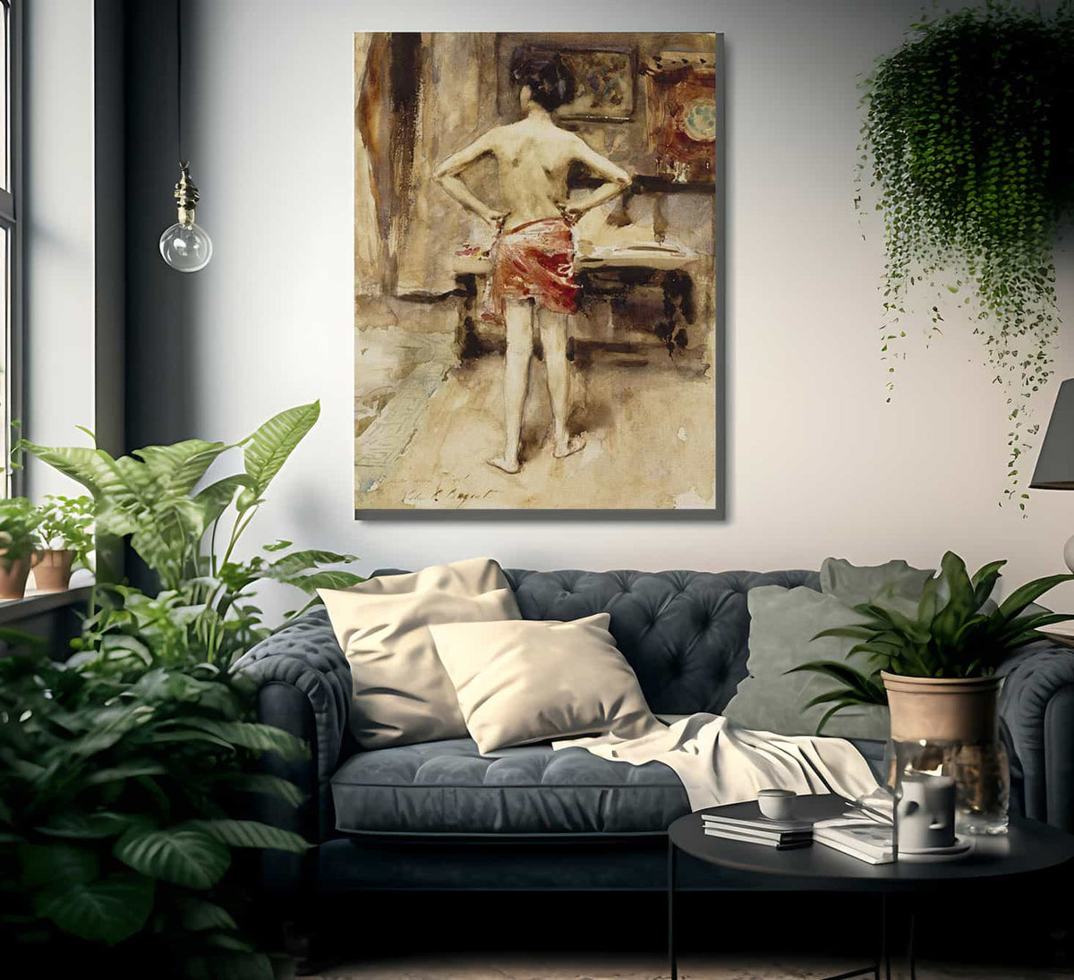 The Model By John Singer Sargent Fine Art Print