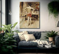 The Model By John Singer Sargent Fine Art Print