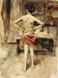 The Model By John Singer Sargent Fine Art Print