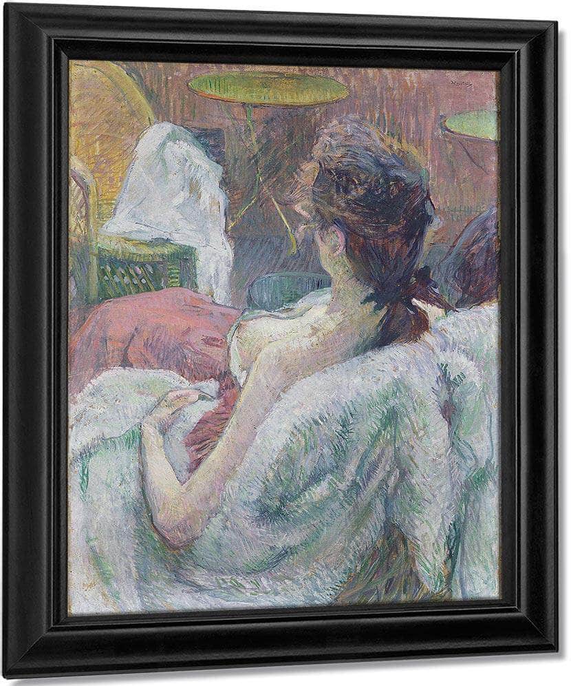 The Model Resting By Henri De Lautrec Toulouse Fine Art Print