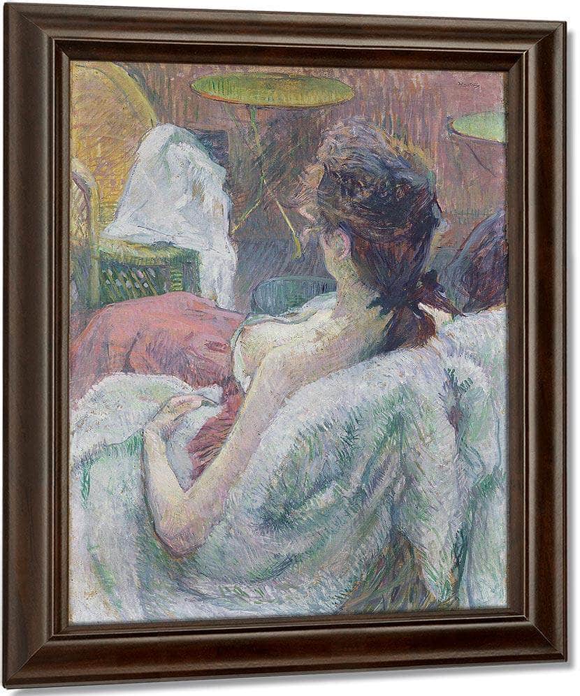 The Model Resting By Henri De Lautrec Toulouse Fine Art Print