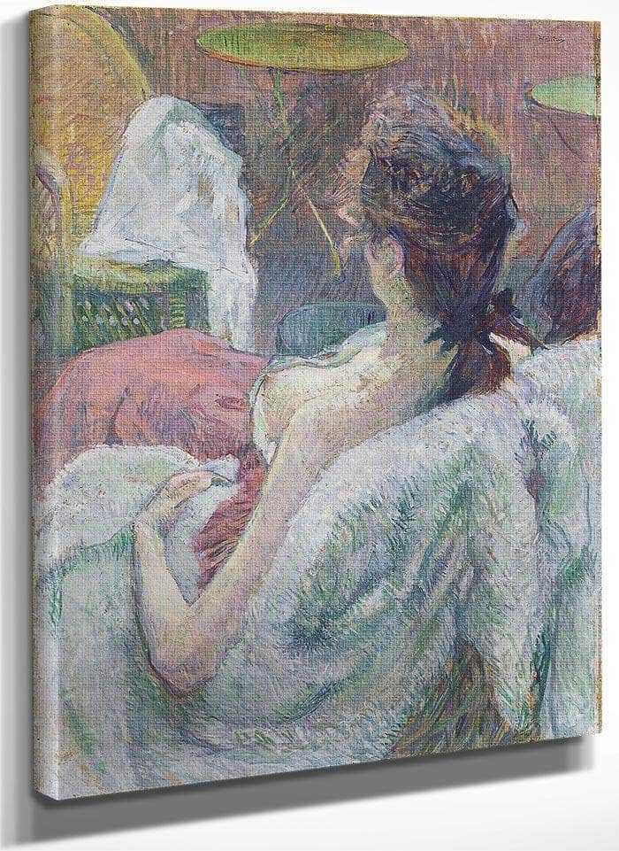 The Model Resting By Henri De Lautrec Toulouse Fine Art Print
