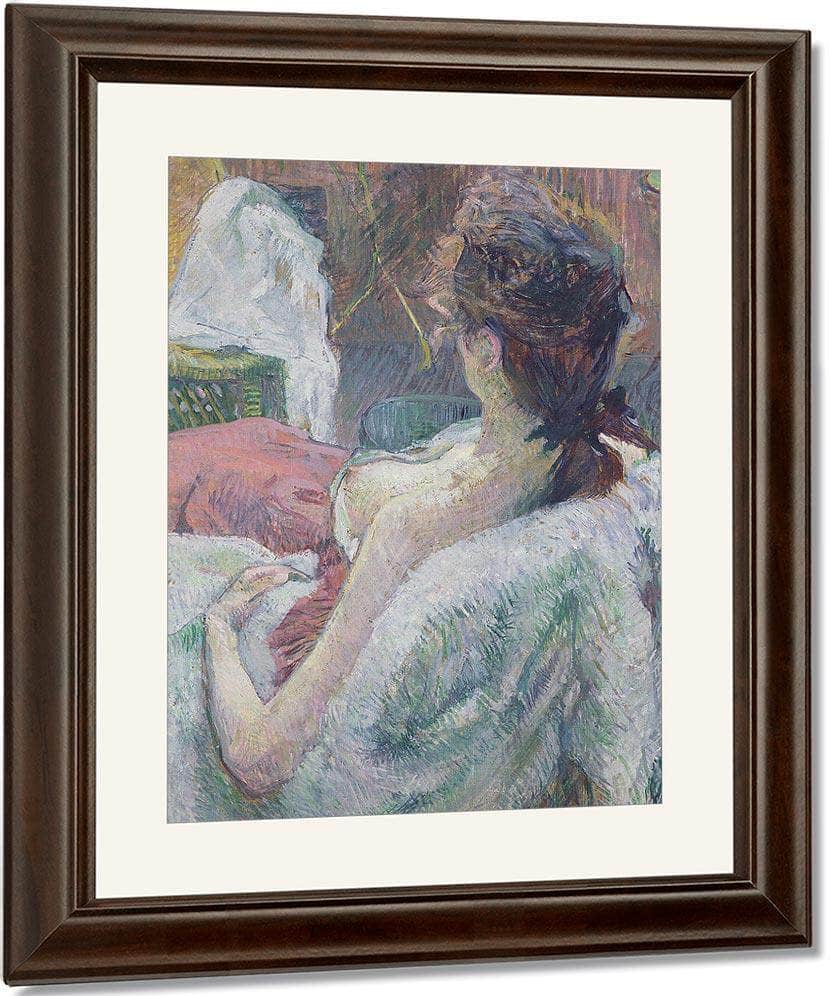 The Model Resting By Henri De Lautrec Toulouse Fine Art Print