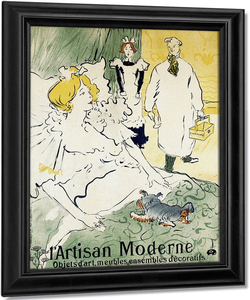 The Modern Artisan By Henri Marie Raymond De Toulouse Lautrec Monfa Fine Art Print